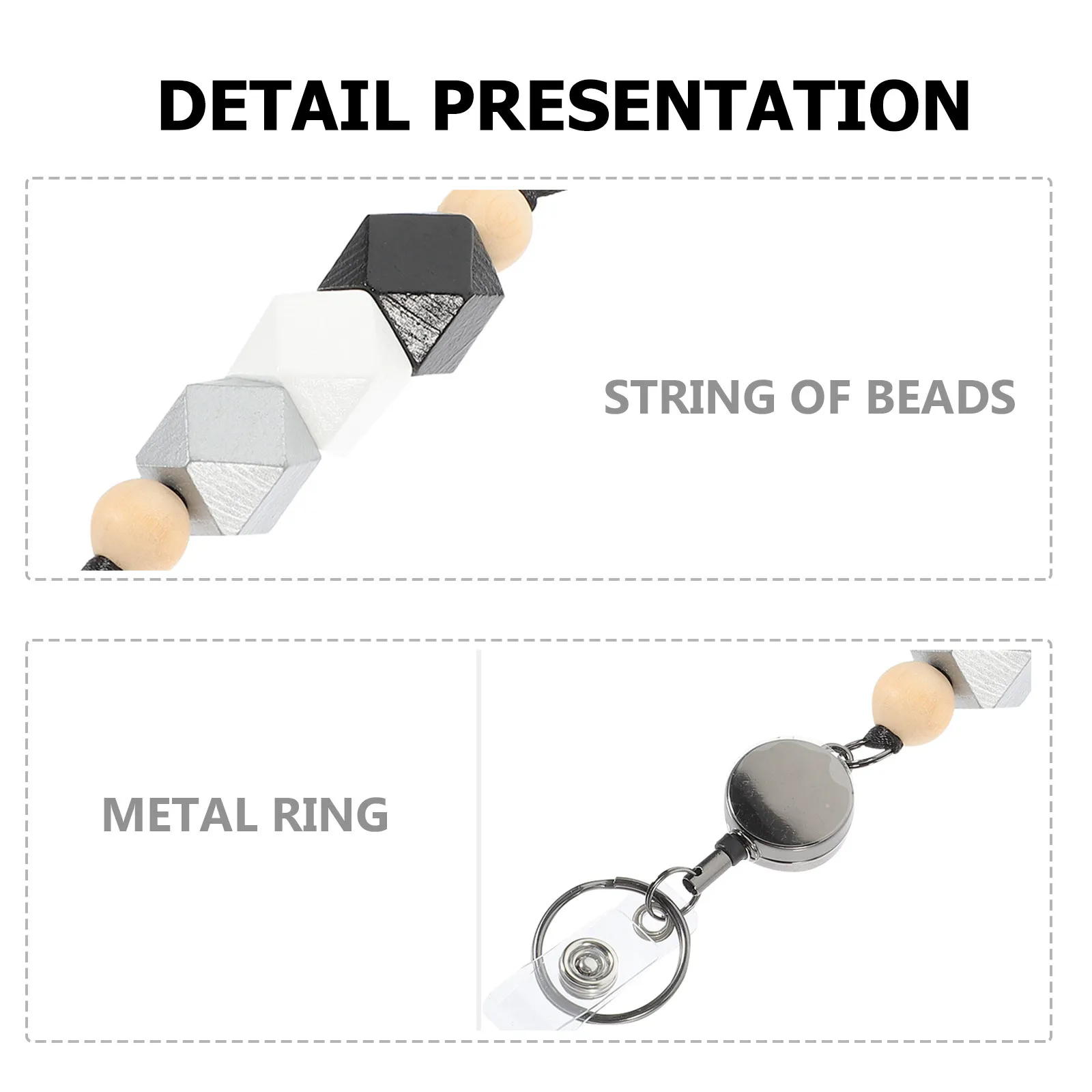 1세트 내마모성 투명 카드 홀더(목 끈 포함) 배지, 신분증, 이름표, 교사, 학생, 자원봉사자에게 이상적