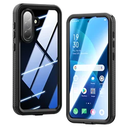Waterproof Shockproof Dustproof Full - Body Protective Phone Case for Samsung A17 (Black)