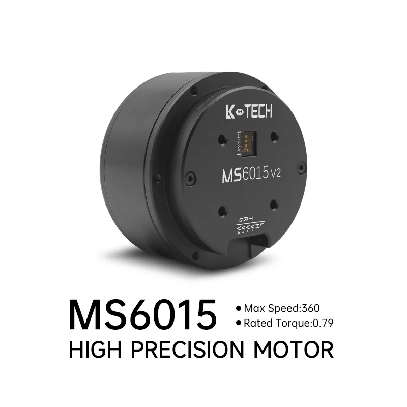 Détail des connecteurs et du câblage du servomoteur brushless RS485/CAN haute précision 15-18bit.