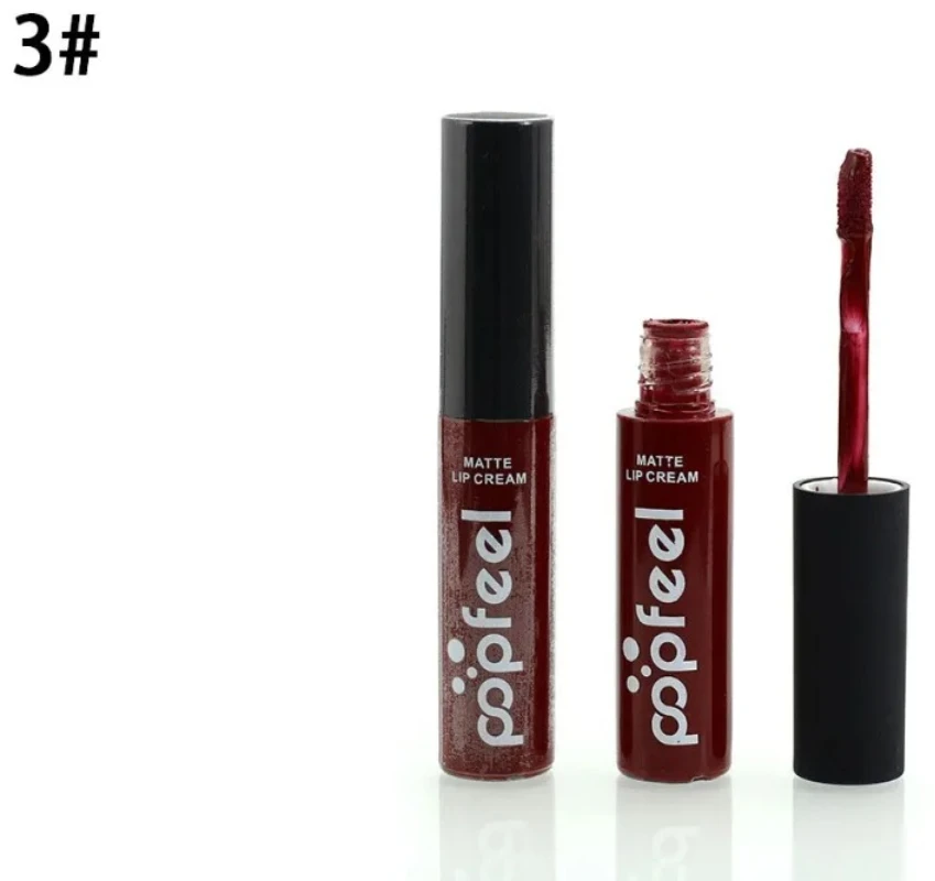 Makeup Waterproof batom Tint Lip Gloss Red Brown Nudes Long Lasting Liquid Matte Makeup Lipstick lip makeup lip glaze lip tint lip gloss lip lacquer lip stain