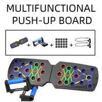 Arm Traning 22/28-in-1 Push-up Board Foldable with Tension Rope Home Exercise Equipment Portable Adjustable Push Up Bar Push-up - Image 3