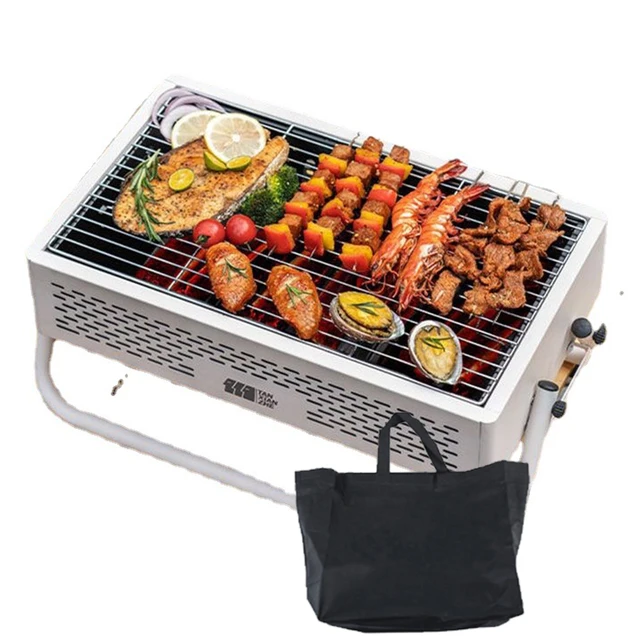 Bbq Grills Terasz Grillező Faszén Grill Kályha Kültéri Kemping Piknik 5-7 Személy Számára