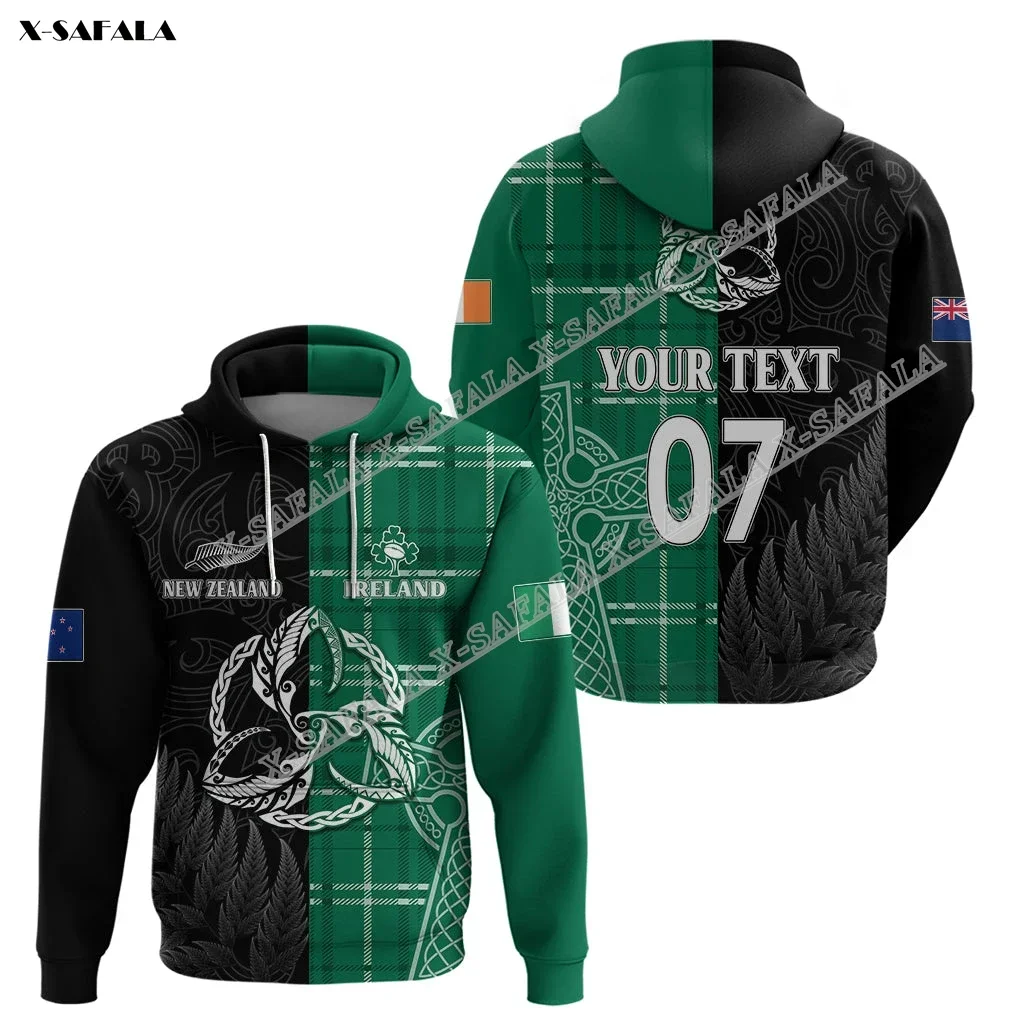 

Ireland Chile New Zealand France 2023 Rugby 3D Print Hoodie Men Women Pullover Sweatshirt Jacket Jersey Tracksuits Shirt Jumpers