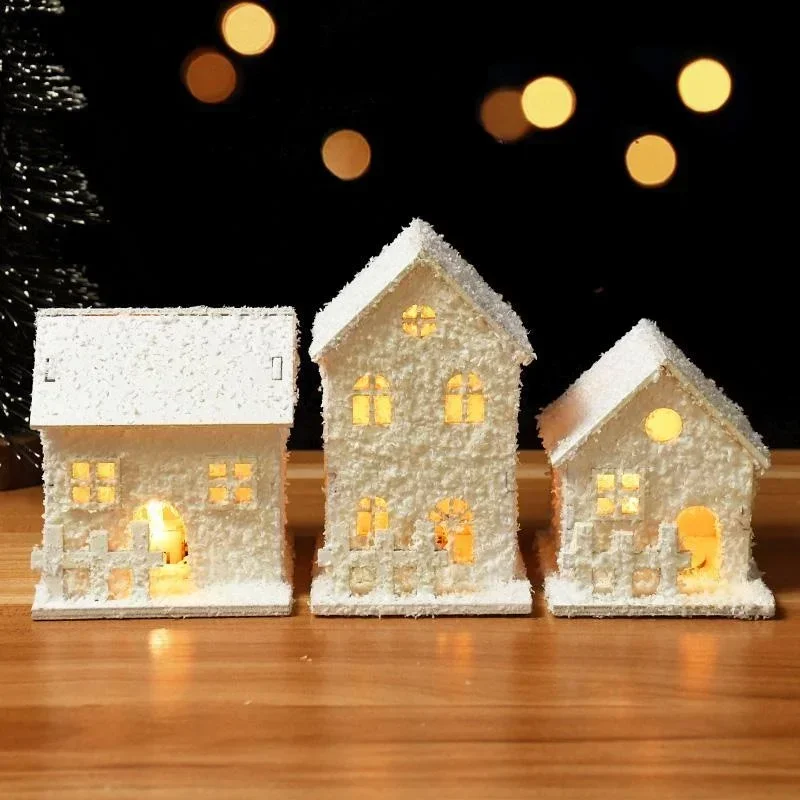 Creative New Christmas Decoration With LED Lights Snowflakes Shining And Christmas Decorations For A Small House