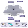 Memory Foam Pillows Butterfly Shaped Relaxing Cervical Slow Rebound Neck Pillow Pain Relief Sleeping Orthopedic Pillow Beding 3