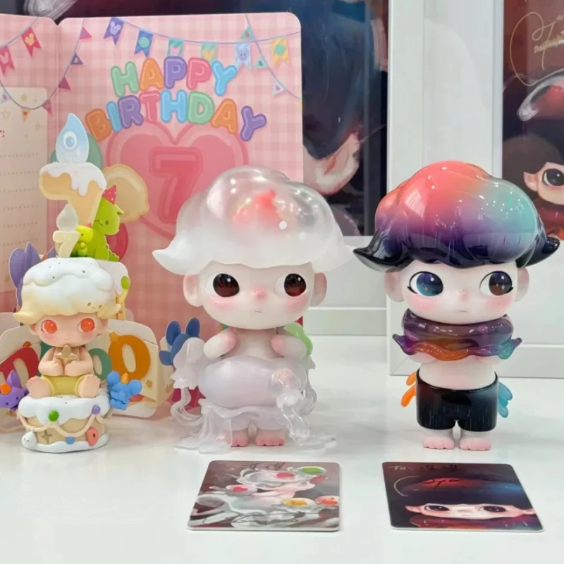 Original Dimoo Glory Brilliance White Jellyfish Figure Doll
