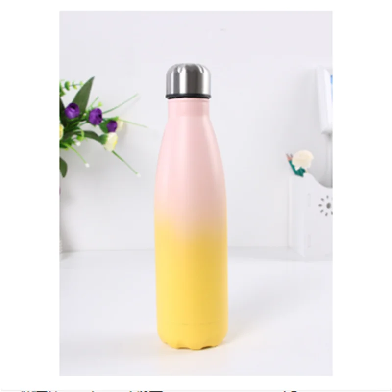 thumbnail image 1 of 750/500ml Solid Insulated Bottle Stainless Steel Jug with Lid Large Capacity Ice Coffee Cup Portable Travel Home Summer Gift, 1 of 5