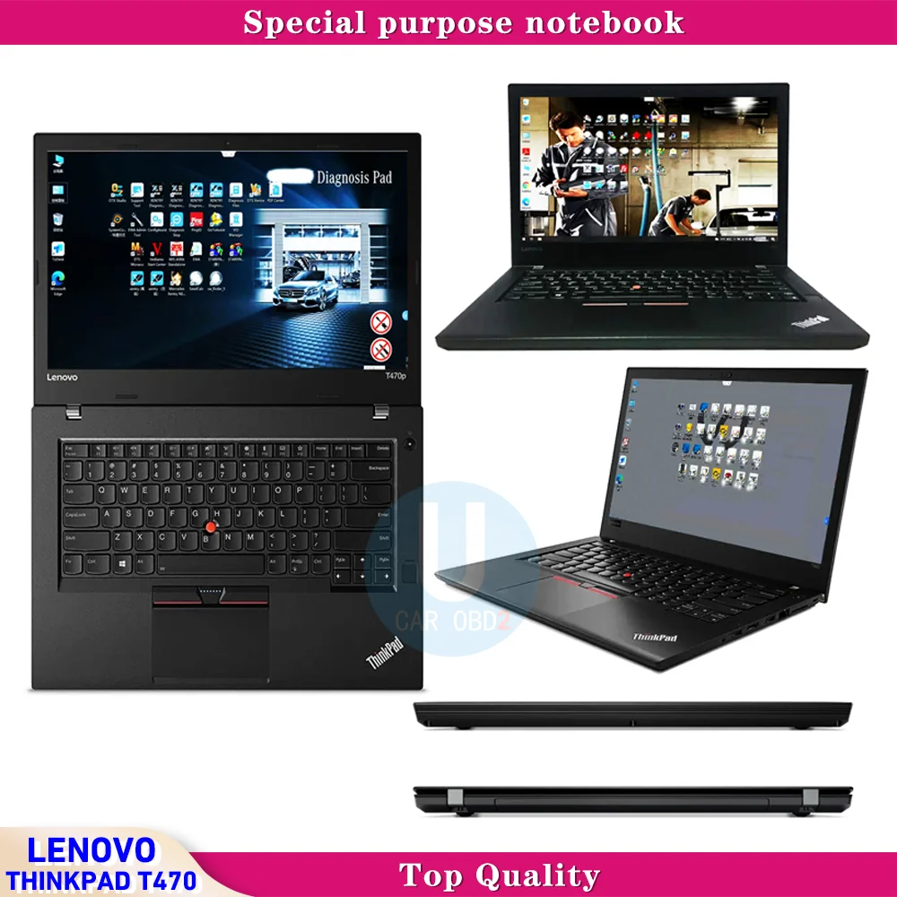 

Lenovo T470 Core i5 4G/8G RAM HDD/SSD Diagnostic Rugged Laptop for Mb Star C4/C5/C6 or ICOM NEXT/A2/A3 and 5054A Diagnostic Tool