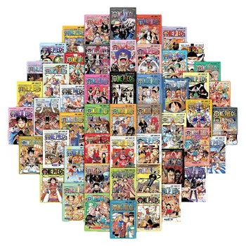 60 Pezzi Adesivi Cartoon One Piece, Cool Graffiti Decals, Decorazioni Fai-da-Te per Telefono, Valigia, Laptop, Frigorifero, Parete, Giocattolo per Bambini ﻿ ﻿