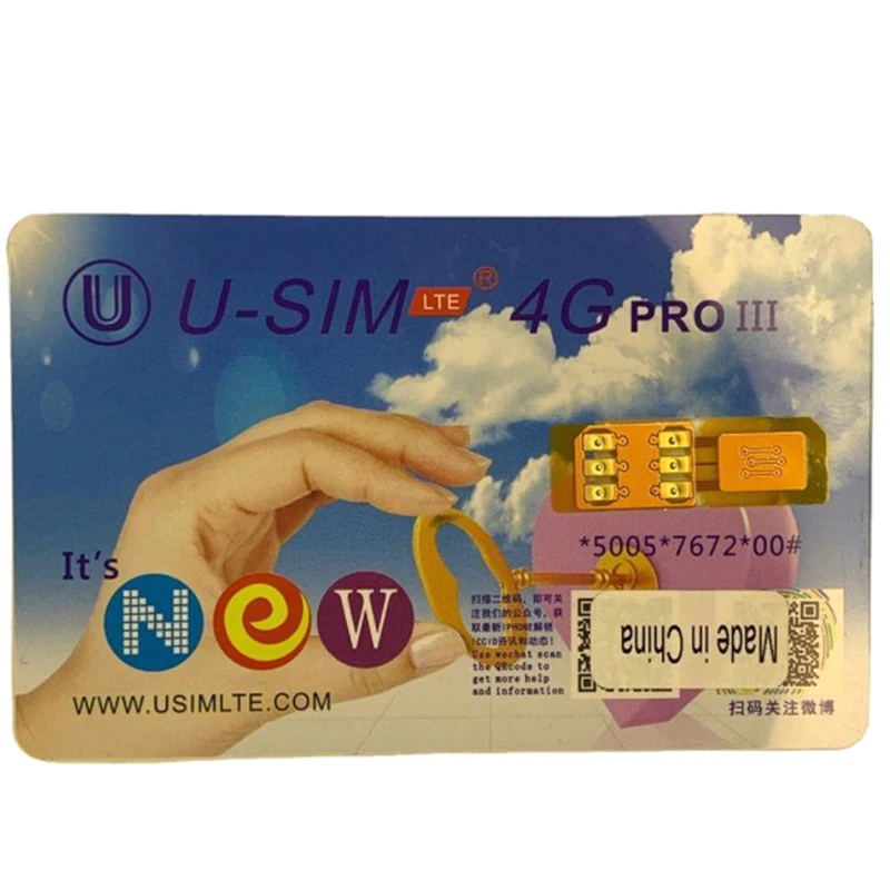 Unlock SIM-Card For Phone13/12/11/ProMax/XR Usim 4GPro Smart