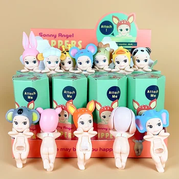 Sonny Angel Hippers Blind Box Lie Down Angel Series Anime Character Kawaii Cartoon Surprise Box Toy Kids Gifts 1