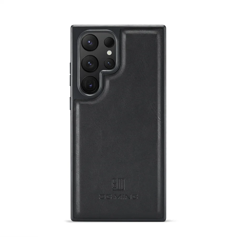 Premium Retro Leather Magnetic Back Cover - Strong Protective Case