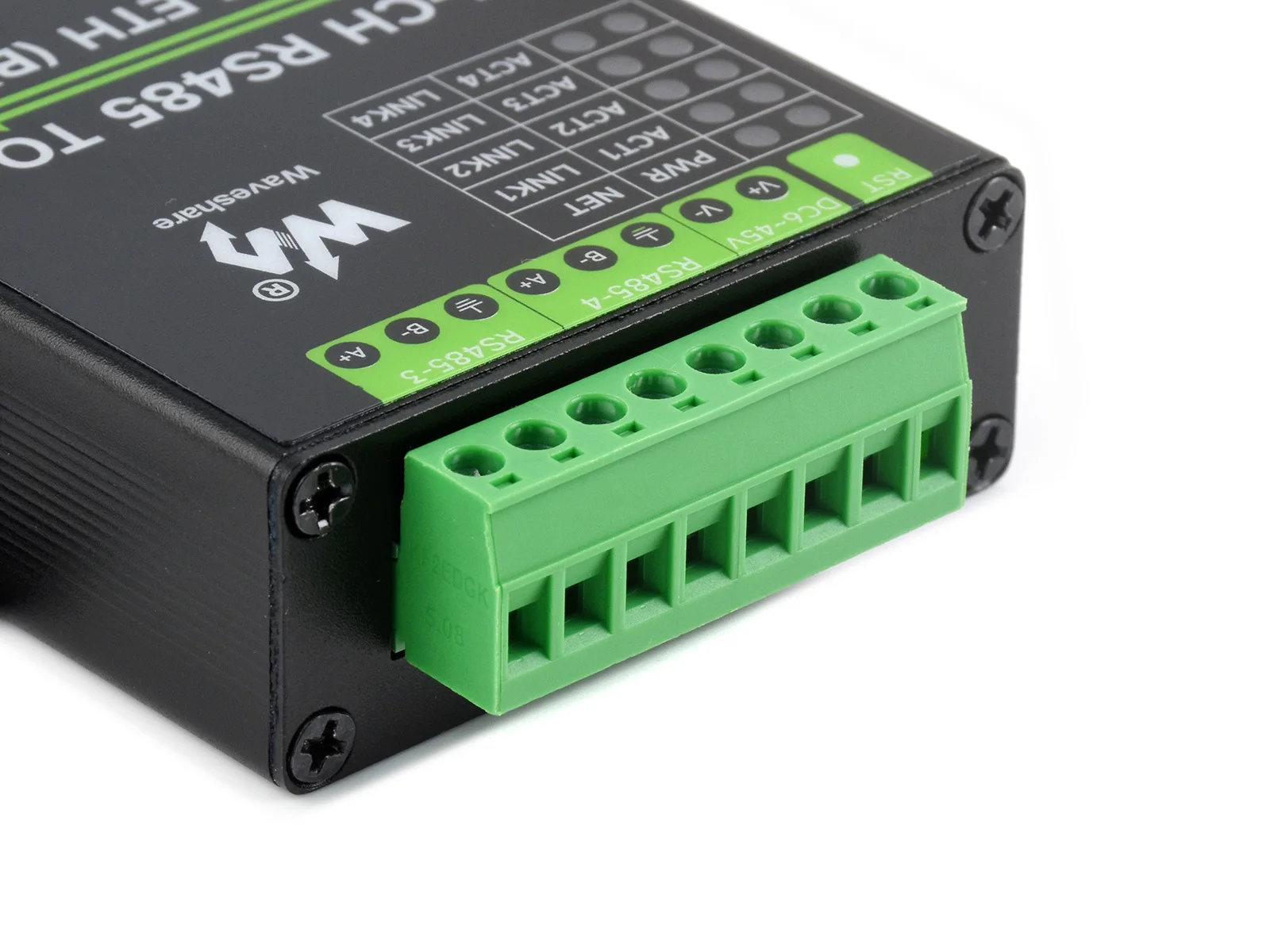 Servidor Serial Ethernet Waveshare Função Poe Opcional Canais Rs485 ch Rs485 para Rj45 Opcional - Imagem 3