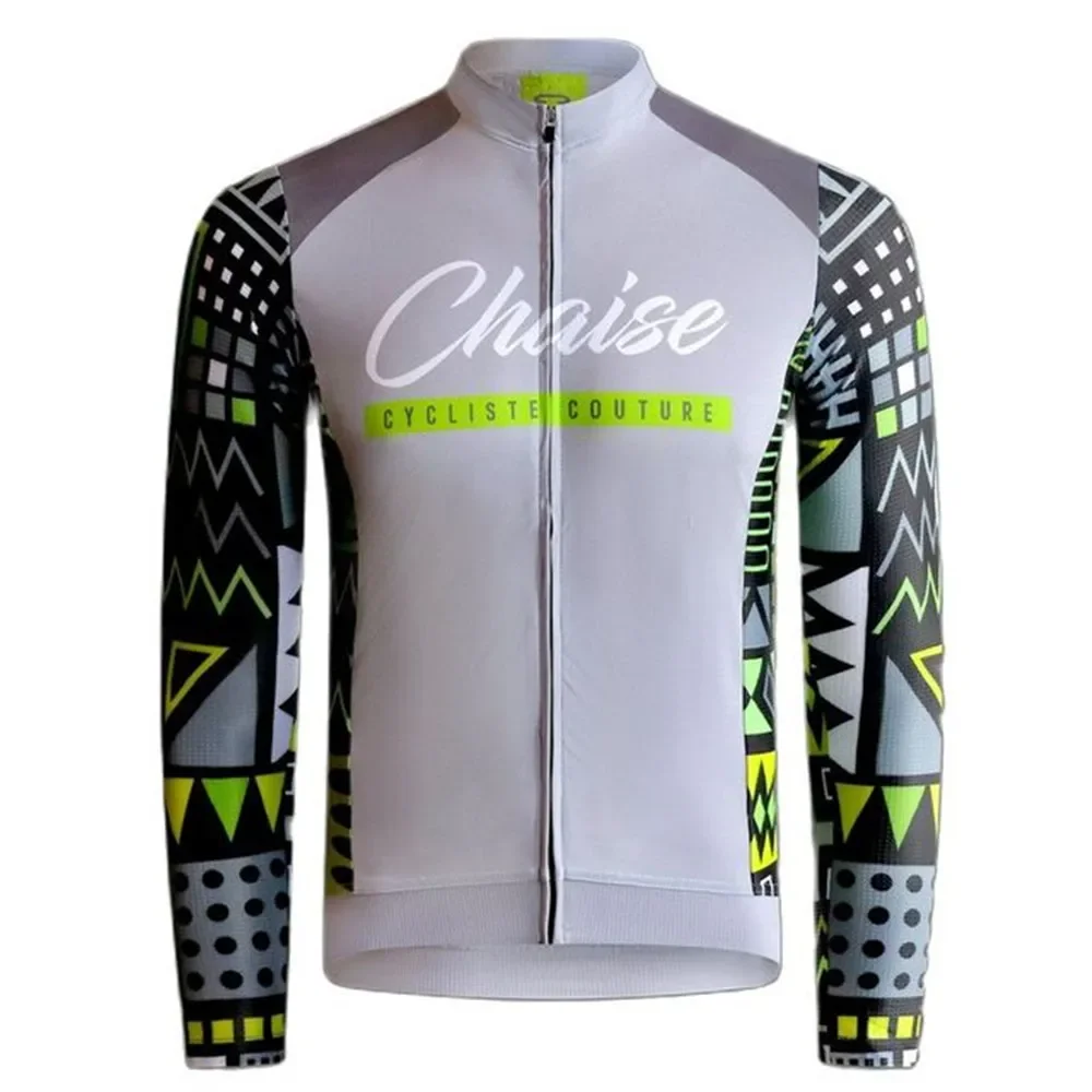 chaise Winter thermal fleece Jersey Cycling Clothes Unisex Long Sleeve Jersey outdoor riding bike clothing warm Fleece jacket