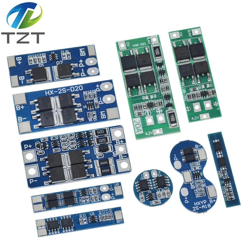Battery Protection Board 2S 3A 4A 5A 8A 10A 13A 20A 7.4V 8.4V Li-ion 18650 Lithium battery protection board / BMS board Standard / Balance