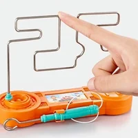 Kids Collison Electric Shock Toy Education Electric Touch Maze Game Party Funny Game Science Experiment Toys for Children Gift 4