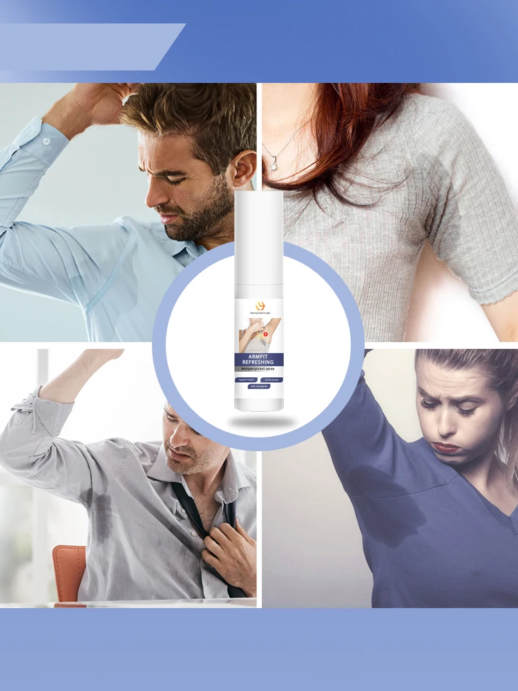 Body odor spray, underarm odor spray antiperspirant, effectively remove