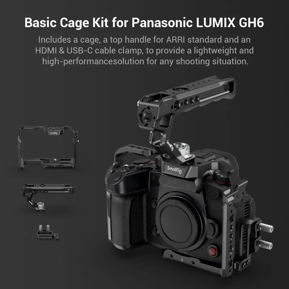 SmallRig Black Mamba LUMIX GH7/GH6 リグセット Black Mamba SmallRig Black Mamba LUMIX GH7/GH6 リグセット Black Mamba