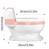 Baby Potty Training Toilet Seat Comfortable Backrest Cartoon Pots Portable Baby Pot For Children Potty Toilet Bedpan #WO 6