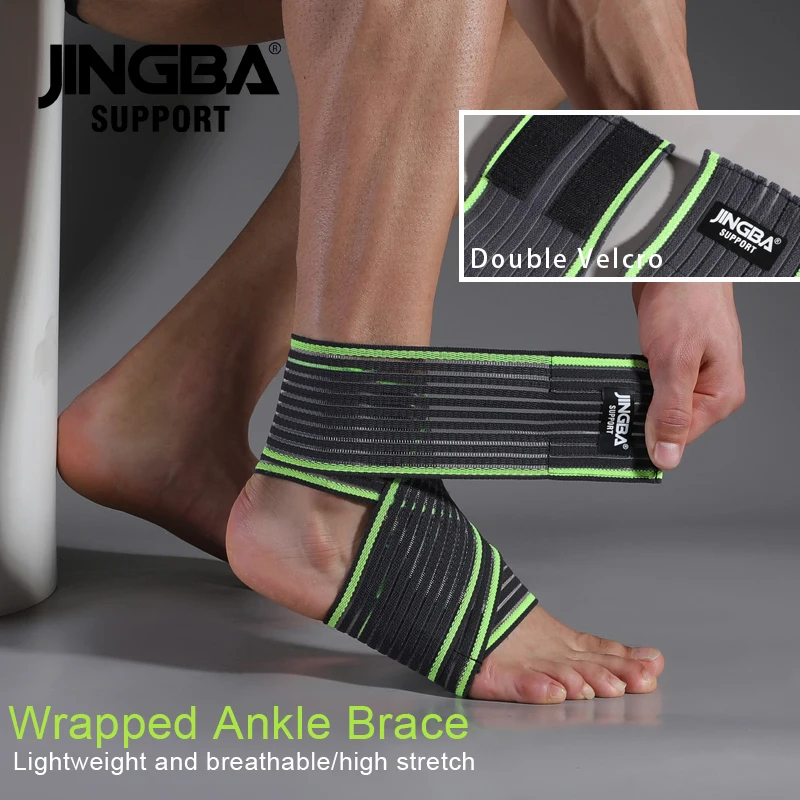 Ankle Bandage 1PCS Professional Sports Strain Wraps Bandages Elastic Ankle Support Pad Protection Ankle Bandage Guard Gym Protection