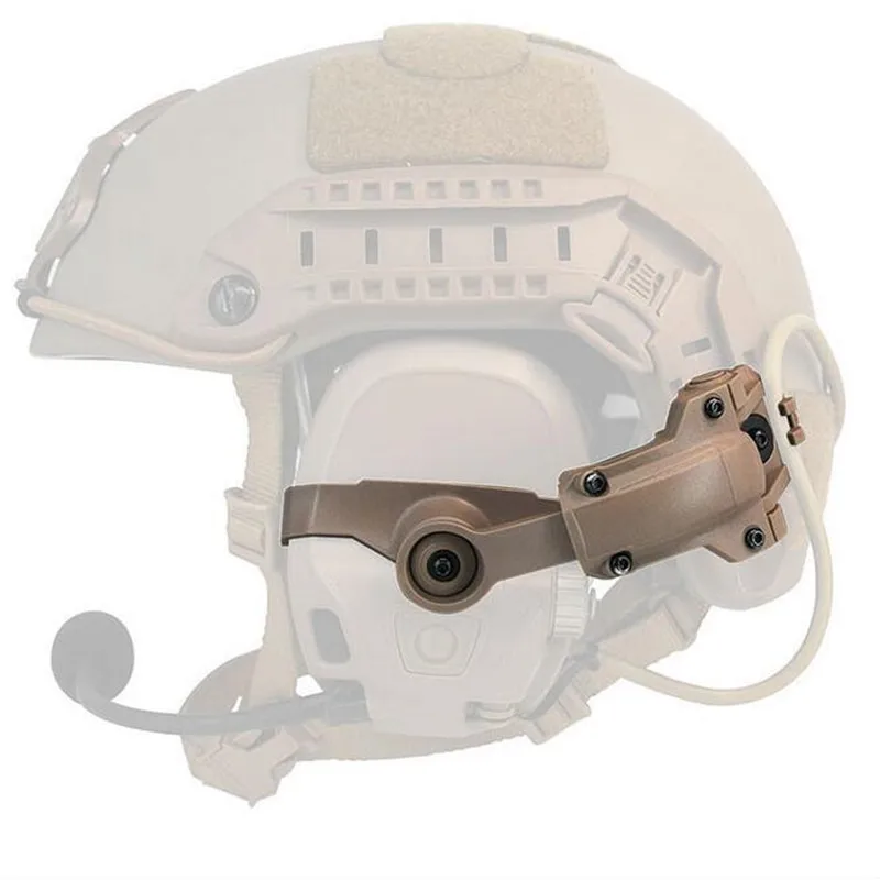 アウトドアタクティカルスポーツヘルメット-amp-ノイズリダクション接続レール