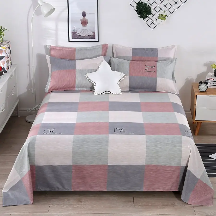 Bed Sheet Set King Size Fitted Sheet Flat Sheets With Pillowcase Cover