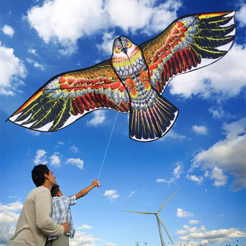 free shipping eagle kite flying toys for children kites string line for kids kite factory outdoot sports game pesca pipa de voar
