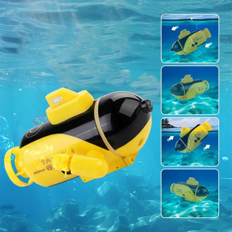 RC Submarine Remote Control Submarine RC Race Boat Ship Waterproof Rechargeable RC Submarine Water Toy For Diving In Pools Lake Ponds