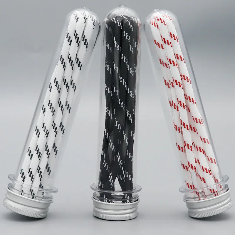 (30Pairs/Lot)Weiou Round Laces Sports Black White Red Shoelaces Polyester Shoestring Bootlaces For Clunky Sneaker Factory Sales