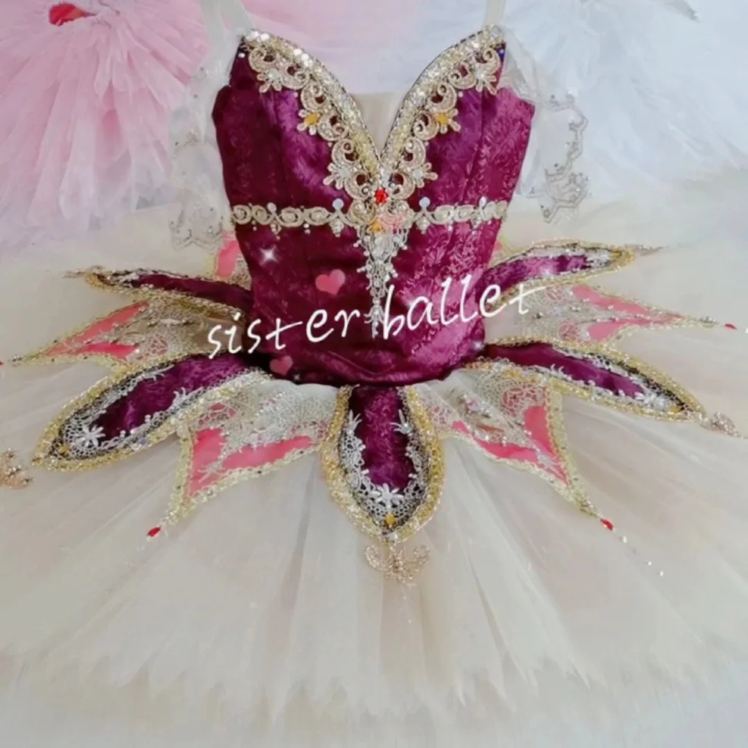 Paquita Female Variation Tutu High-End Private Custom Esmeralda Show Competition Dress Per Adulti E Bambini