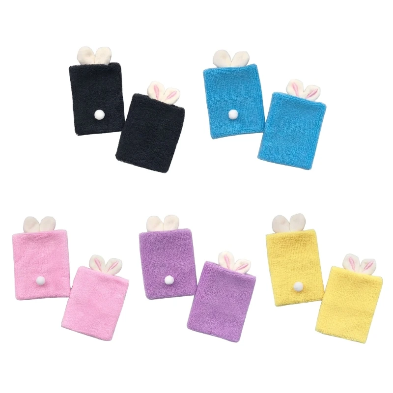 

Эластичная повязка на запястье для девочек, мягкий впитывающий браслет для пота, для ухода за лицом, женская повязка для мытья с