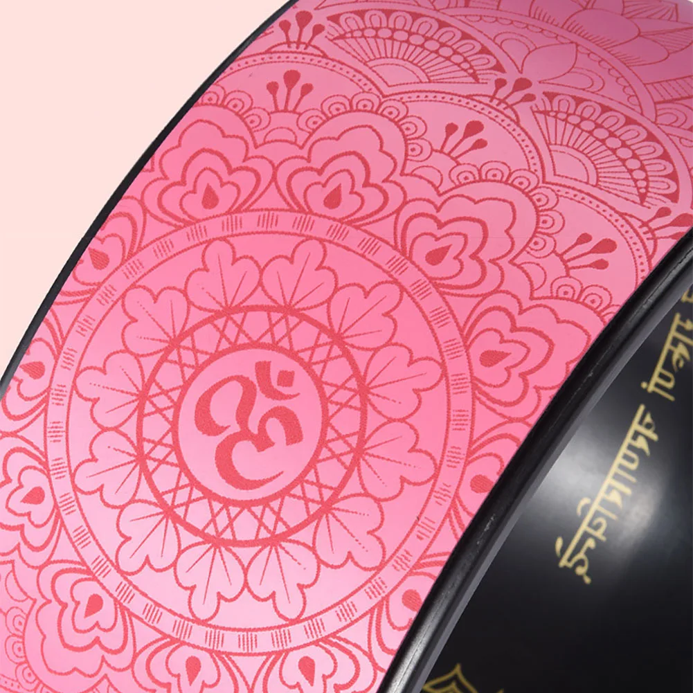 Yoga Wheel 13 Inch Yoga Wheel For Back Pain, 5mm Thick Pu Natural Rubber Strongest And Most Comfortable Dharma Prop