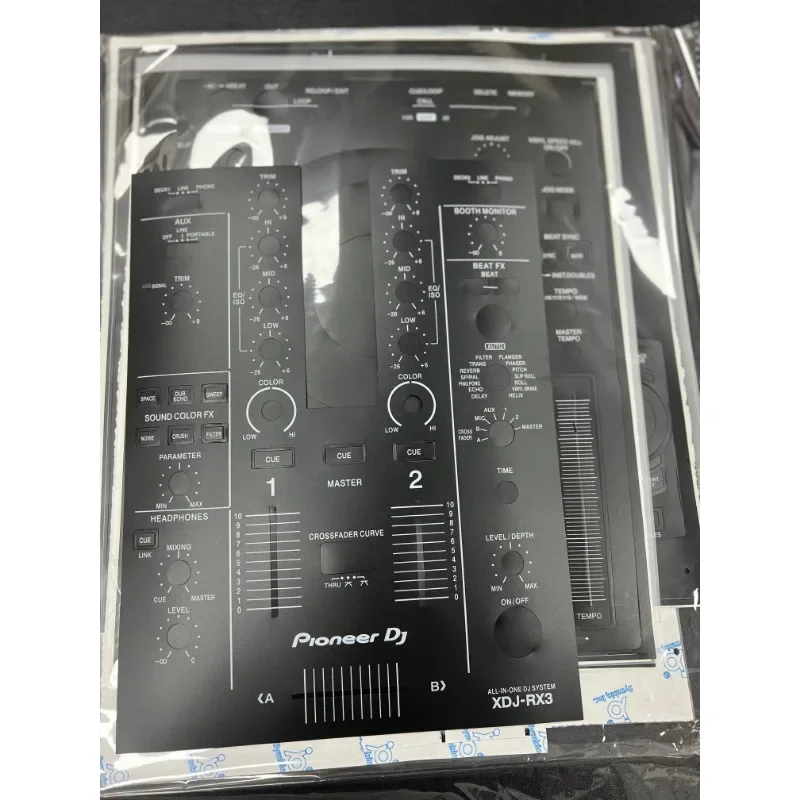 Pioneer XDJ-RX3 PVC Film All-in-One Controller Driver PVC Sticker Panel Non-Iron Plate