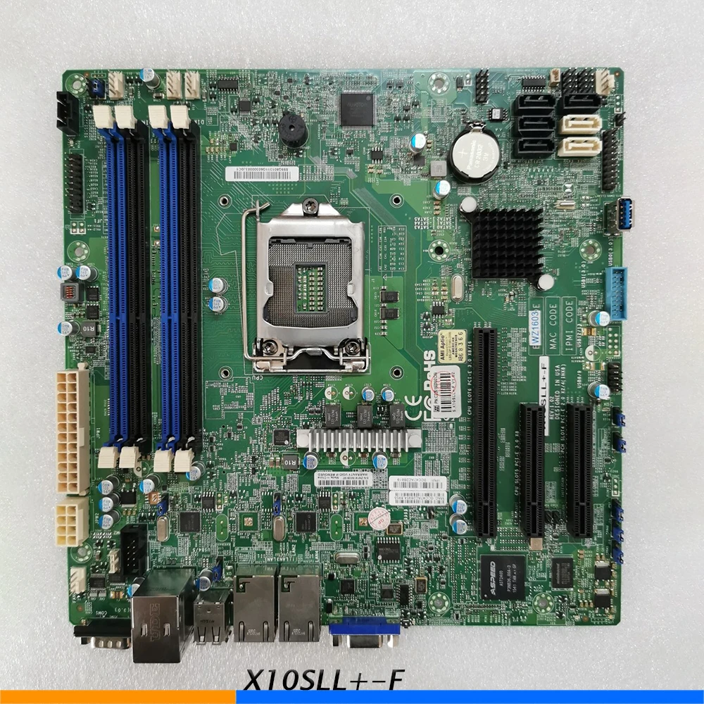 One-Way Server Motherboard For Supermicro X10SLL+-F LGA1150 C222 32GB DDR3 Support E3-1200 High Quality 1 One Way Server Motherboard For Supermicro X10SLL F LGA1150 C222 32GB DDR3 Support E3 1200 High