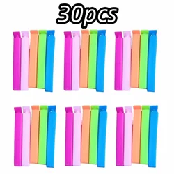 Colorful Reusable Snack Bag Sealing Clips - Moisture-Proof Freshness Clamps (30pcs)
