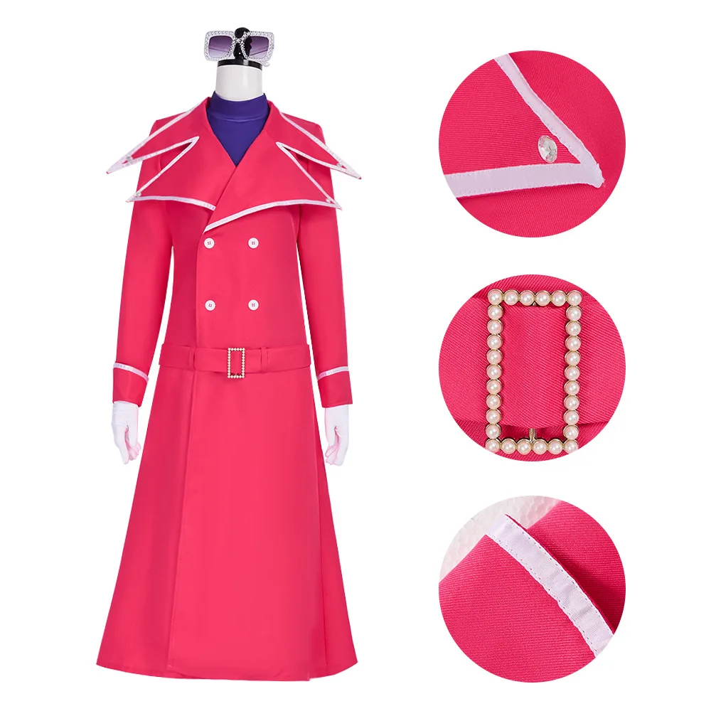 Generic Pink Jacket Purple T-Shirt Cosplay Costume Set for Women (Unofficial)