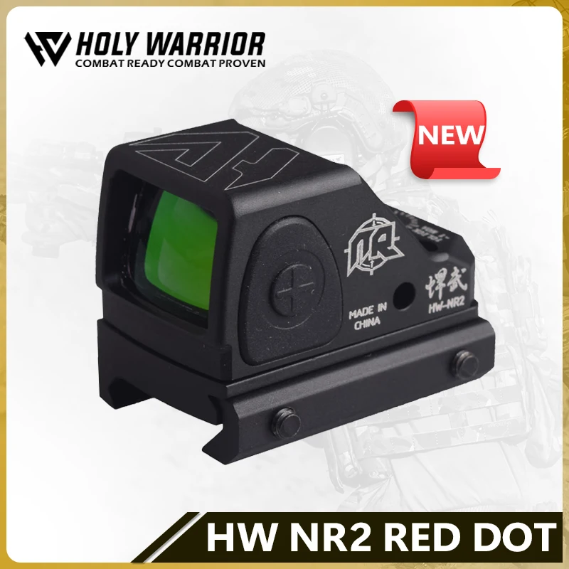 

Тактический прицел Holy Warrior NR2, прицел с красной точкой, с коллиматором, 20 мм, для страйкбола