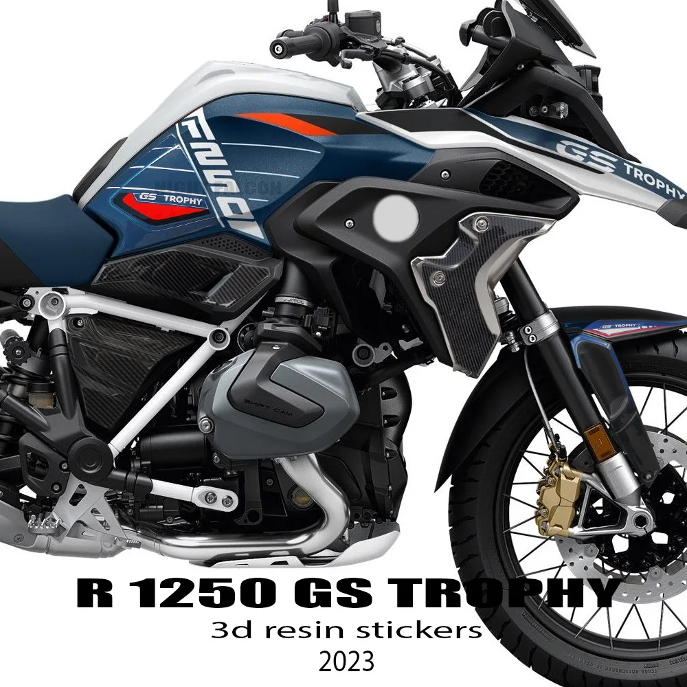 Set D'autocollants 3D Pour BMW R 1250 GS Trophy 2023 - Réservoir, Marque Resin Bike