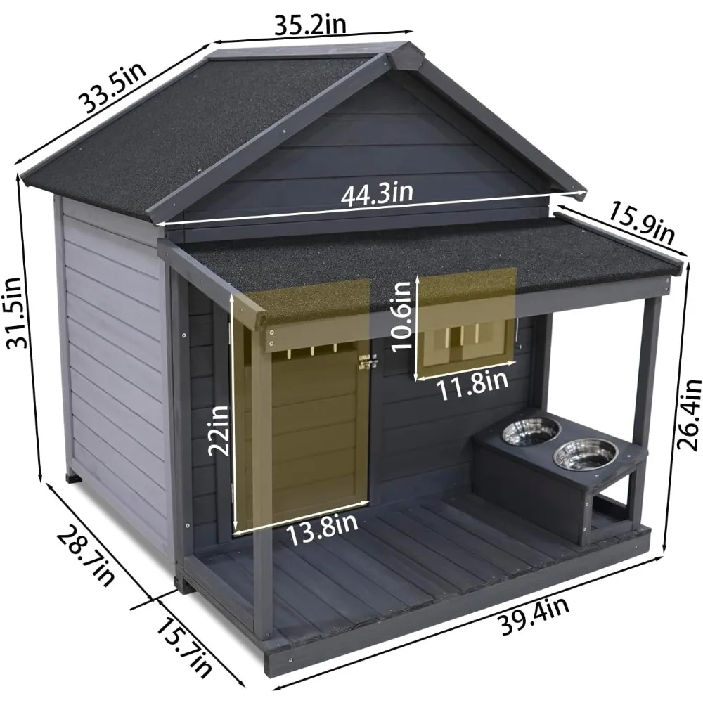 Dog House with Porch 2