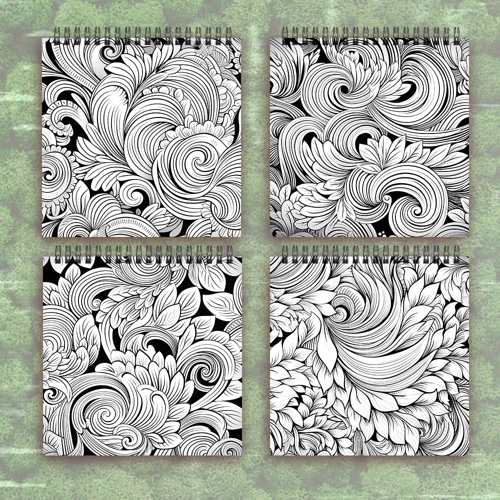 1pc, Mandala Colouring Book - 30 Sheet Adult Colouring Book, 8.3x 8.3 inches, 100gsm Thick Paper, Birthday Gift, Holiday Gift 5