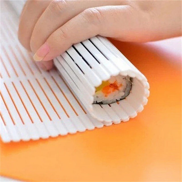 DIY Sushi Roller Mats Non-Stick Washable Reusable Sushi Roll Mold Mat DIY  Food Rolling Rice Rolling Maker Cake Roll Pad Homemade DIY Sushi Making  Plate Mat