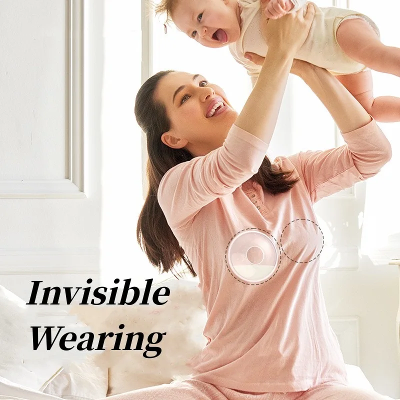 Wearable Milk Extractor Wearable Milk Collector Breast Milk Collector Silicone Breast Collector Breast Milk Extractor Breastfeed 3