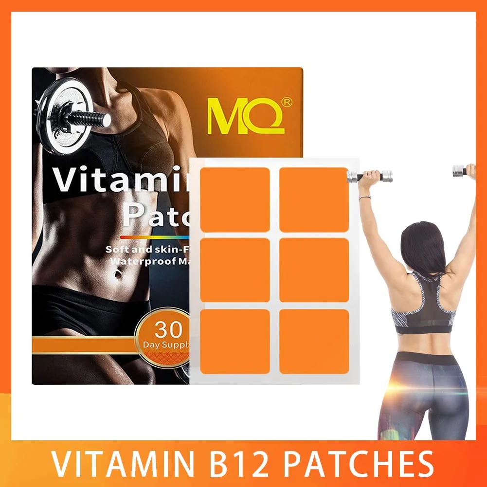 Patch Di Vitamina B12 Fornitura Quotidiana Autoadesiva Cerotti Vitaminici Efficaci E Sicuri Che Aumentano L'Energia B12 Patch Migliorano La Memoria Di