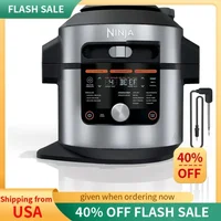 Qwwinja ol701 Foodi 14-in-1 smart XL 8 qt. Pressure cooker steam Fryer with smartlid & thermometer auto-steam release,that air 1