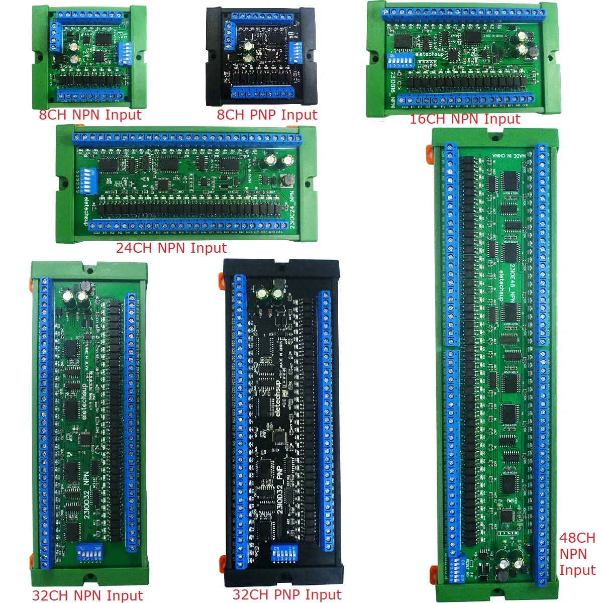 32 48CH PLC Multifunções DI-DO Placa de