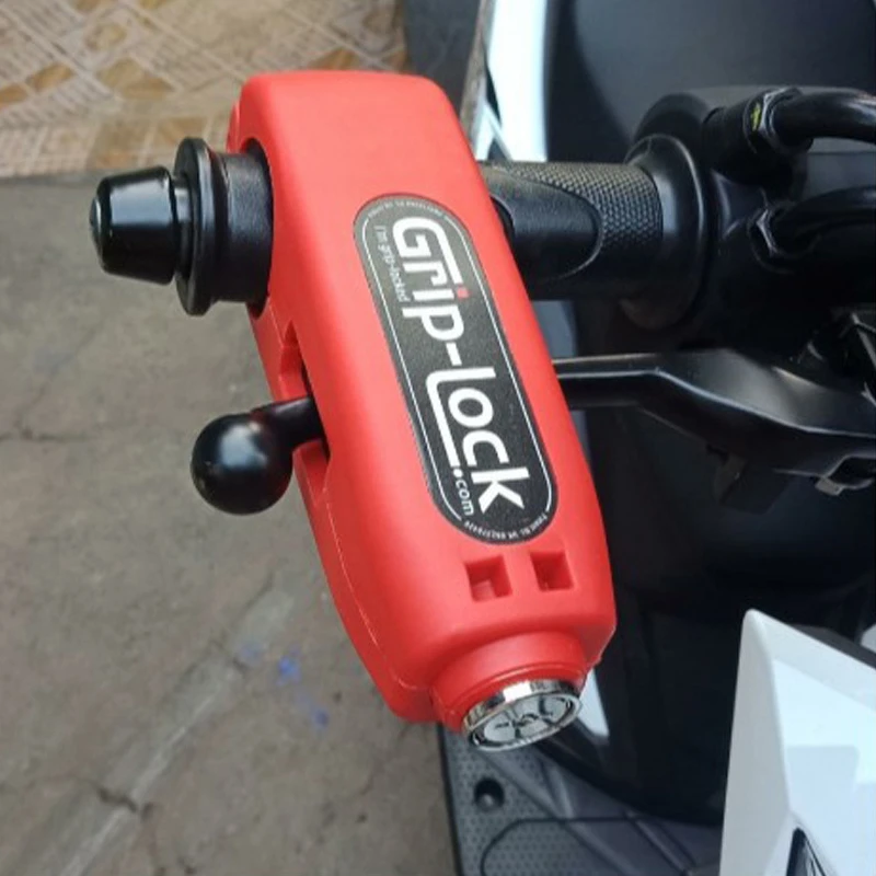 Motorcycle Scooter Security Handlebar Grip Lock | Moto Scooter Brake ...