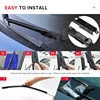 Windshield Windscreen Wiper Blades For Renault Koleos 2008 2009 2010 2011 2012 2013 2014 2015 Front Rear Window 24"19"16" A2 2