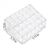 Acrylic Clear 40 Grid Lipstick Holder Stand Case Makeup Organizer Storage Box Lipstick Display Cosmetic Jewelry Organizer Box 3