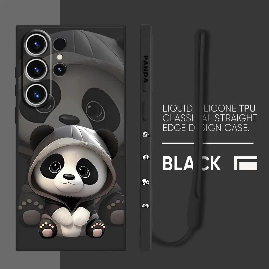 Adorable Panda Soft Phone Case Cover