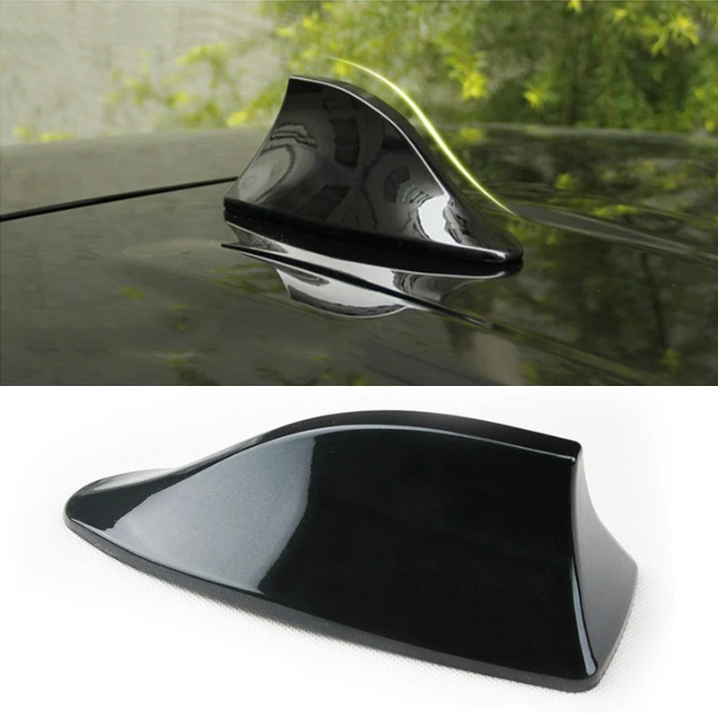 Universal Car Antenna Shark Fin Cover Base Replacement Radio Signal Aerials Roof Exterior Accessories